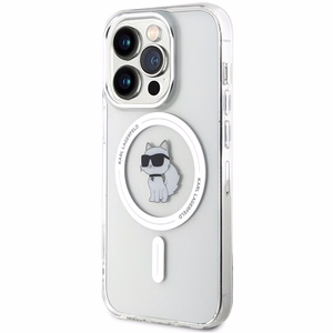 Karl Lagerfeld IML Choupette MagSafe suojakuori iPhone 14 Pro Max:lle - läpinäkyvä