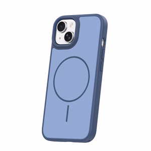 Frame Thin Mag case for iPhone 15 6,1" dark blue