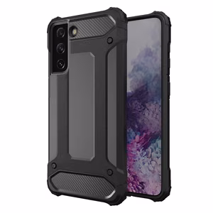 Hybrid Armor suojakuori Samsung Galaxy S23+:lle panssaroitu hybridikuori musta