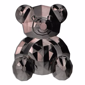 Puhelinteline BEAR - tarrakiinnitys - musta