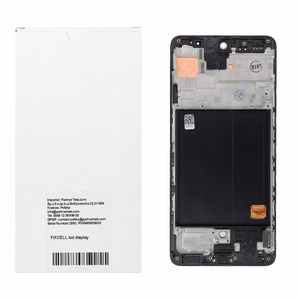 FIXCELL lcd display for SAMSUNG A51 4G AMOLED with frame black (change glass)