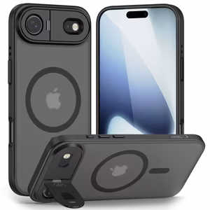 Tech-Protect MagStand MagSafe Suojakuori iPhone 17 Air:lle - Matta Musta