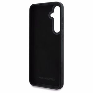 Karl Lagerfeld 3D Rubber Karl&Choupette Case for Samsung Galaxy S24 FE - Black