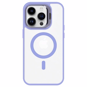 Tel Protect Kickstand Magsafe Case for Iphone 14 Pro light purple