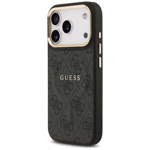 GUESS suojakuori IPHONE 17 Pro:lle MagSafe-yhteensopiva GUHMP17LP4MSEGCK (PU 4G W/ Classic) musta