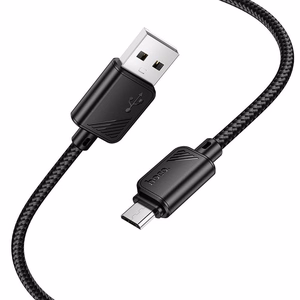 Hoco USB-A - Micro USB -kaapeli 2,4A 1 m X113 musta