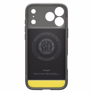Spigen Rugged Armor Mag MagSafe Suojakuori iPhone 17 Pro:lle - harmaa