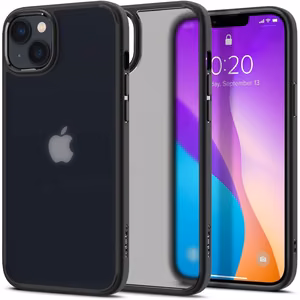 Spigen Ultra Hybrid iPhone 14 Plus -kotelo - Matta musta