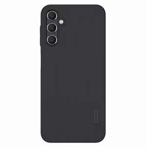 Nillkin Super Frosted Shield Suojakuori Samsung Galaxy A14 5G / Galaxy A14:lle musta