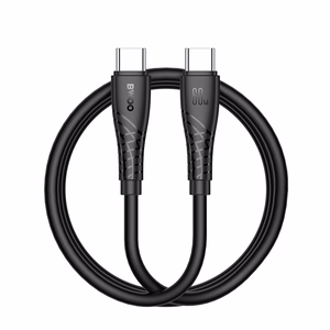 BWOO 60W kaapeli USB-C - USB-C BO-X318 1m musta