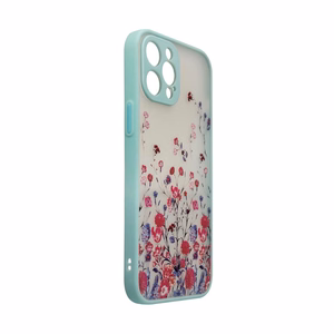 Design Kotelo iPhone 12 Pro kukkakotelo vaaleansininen