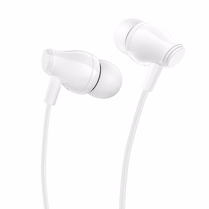 Borofone Earphones BM61 Wanderer with microphone white