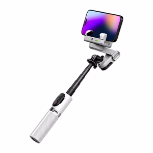 AOCHUAN M1 Pro gimbaali RGB-valaistuksella (valkoinen)
