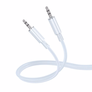 Borofone AUX-kaapeli BL21 Lemon - jack 3,5mm - jack 3,5mm - 1 metri sininen