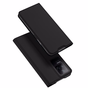 Dux Ducis Skin Pro Holster Cover Flip Cover Xiaomi Poco F4 5G:lle musta
