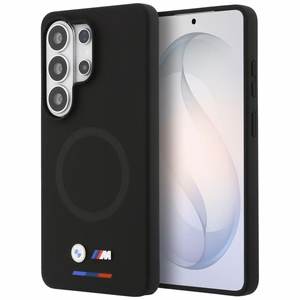 BMW M Silikoninen MagSafe Suojakuori Samsung Galaxy S26 Ultra:lle - musta