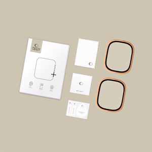 Tech-Protect 2-Pack Karkaistu Lasi Apple Watch Ultra 49mm - Oranssi