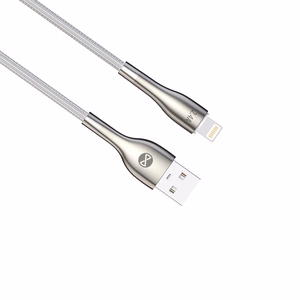 Forever Sleek kaapeli USB - Lightning 1,0 m 2.4A valkoinen