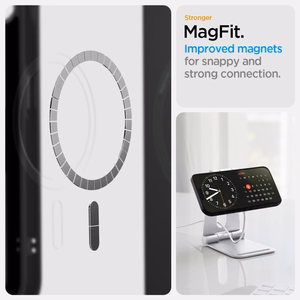 Spigen Liquid Air Mag MagSafe Suojakuori iPhone 16e / 17e:lle - Matta Musta