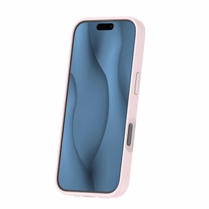 Silikoninen Ohut Mag Suojakuori iPhone 16 Pro 6,3:lle vaaleanpunainen