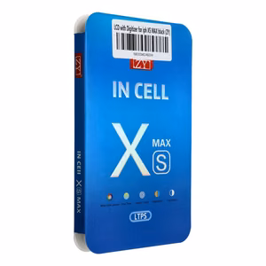 LCD-näyttö iPhone Xs Max digitoijalla musta (ZY-LTPS)