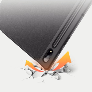 DUX DUCIS DOMO taittuva suojakuori kynälokerolla Samsung Tab S10 Ultra/S9 Ultra/S8 Ultra - musta