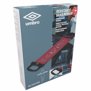 Umbro Medium -vastusnauha harjoitteluun, punainen
