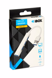 iBOX USB HUB 1x USB 3.0 + 3x USB 2.0