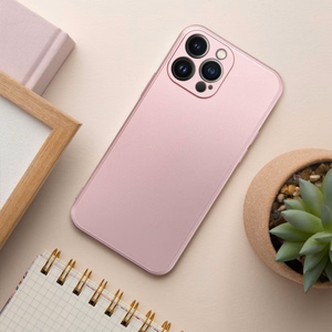 Metallinen Suojakuori iPhone 17:lle vaaleanpunainen