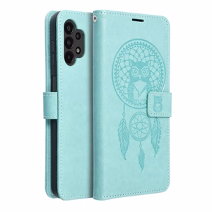 MEZZO Kirjasuojakuori Samsung A13 4G:lle dreamcatcher vihreä