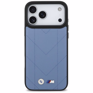 BMW M Quilted Logo MagSafe Suojakuori iPhone 17 Pro Maxille - sininen