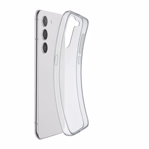 Cellularline Fine suojakuori Samsung Galaxy S23 -laitteelle, läpinäkyvä