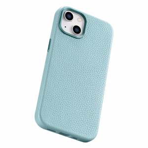 iCarer Litchi Premium Nahkakotelo iPhone 14 Magneettinen nahkakotelo MagSafe Vihreä (WMI14220709-GN)