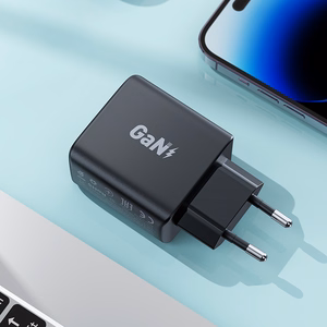 Fast charger GaN 35W PD 2x USB C Acefast A49 - black