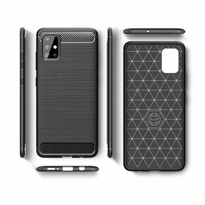 CARBON suojakuori SAMSUNG A71 5G musta