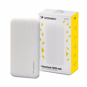 Wozinsky powerbank Li-Po 10000mAh 2 x USB valkoinen (WPBWE1)