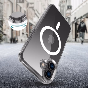 Tech-Protect FlexAir Hybrid MagSafe Suojakuori iPhone 16 Plus:lle - läpinäkyvä