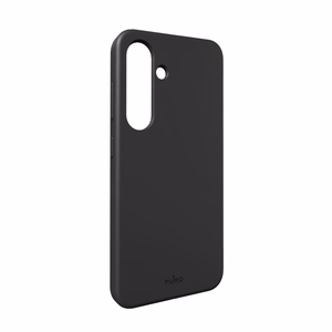 Puro Icon silikoninen suojakuori Samsung Galaxy S25+ -puhelimelle - musta