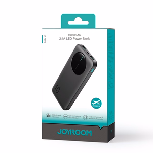 Powerbank Joyroom JR-PBF12 10000mAh 2.4A 2x USB-A 1x USB-C - musta