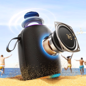 Dudao Y22 langaton kaiutin RGB-taustavalaistuksella Bluetooth 5.3 musta