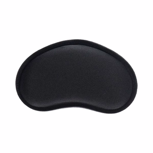 Ergonominen rannetuki 130 x 78 x 25 mm musta
