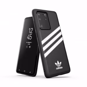 Adidas OR Moulded Case PU Samsung Galaxy S20 Ultra musta ja valkoinen