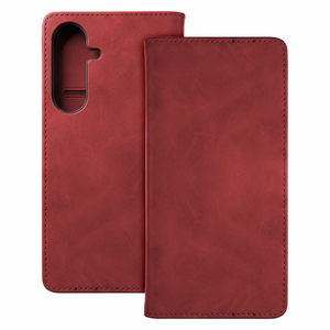 punainen Smart Suede -suojakuori Samsung Galaxy S26 FE -laitteelle