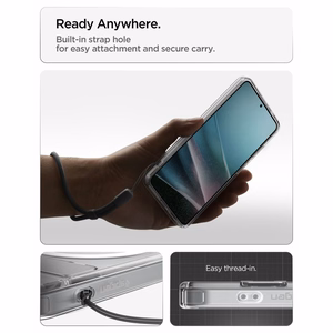 Spigen Ultra Hybrid S Mag MagSafe Suojakuori Samsung Galaxy S26:lle - läpinäkyvä ja valkoinen