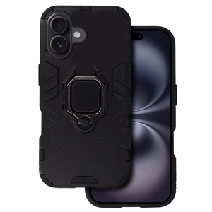 Ring Armor Suojakuori iPhone 16:lle - musta