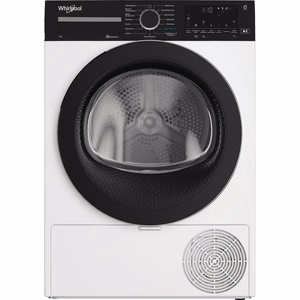 Whirlpool WSD 74 WBB PL -vapaasti seisova edestä täytettävä kuivausrumpu, 7 kg, valkoinen