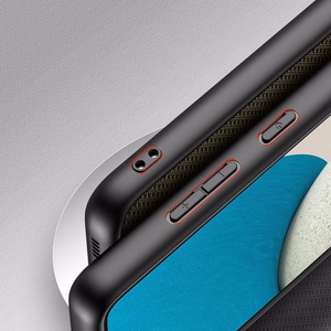 Dux Ducis Fino kotelo on valmistettu nylon materiaalista Samsung Galaxy A73 vihreä