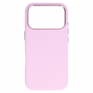 Liavec Silky -suojakuori metallisella kamerakehyksellä mallille iPhone 18 Pro Max/17 Pro Max, vaaleanpunainen