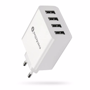 laturi EVERACTIVE SC-400 4 x USB 5A valkoinen