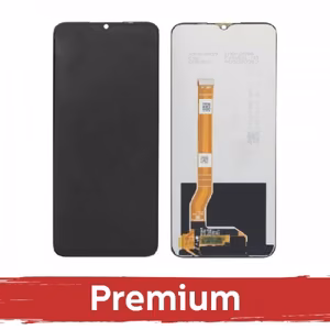 LCD-näyttö OPPO A57 / A57s / A77 / A57e / A17 (4G) musta OEM
